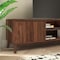 Flash Furniture Walnut 70" TV Stand with Adjustable Middle Shelf EM-TV1801-WAL-GG - alternate 4